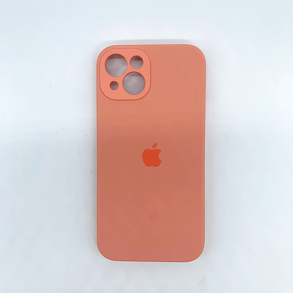 apple silicone case Velvet inner cover Hard back cover for iPhone 13
