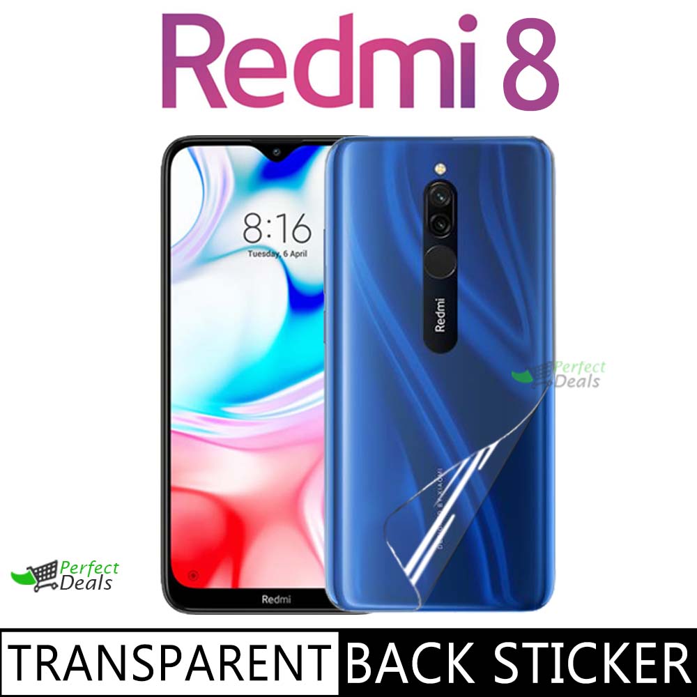 Clear Skin Back Sticker for Redmi 8