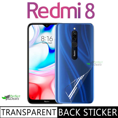 Clear Skin Back Sticker for Redmi 8