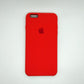 apple silicone case Velvet inner cover Hard back cover for iPhone 6 Plus / 6s Plus