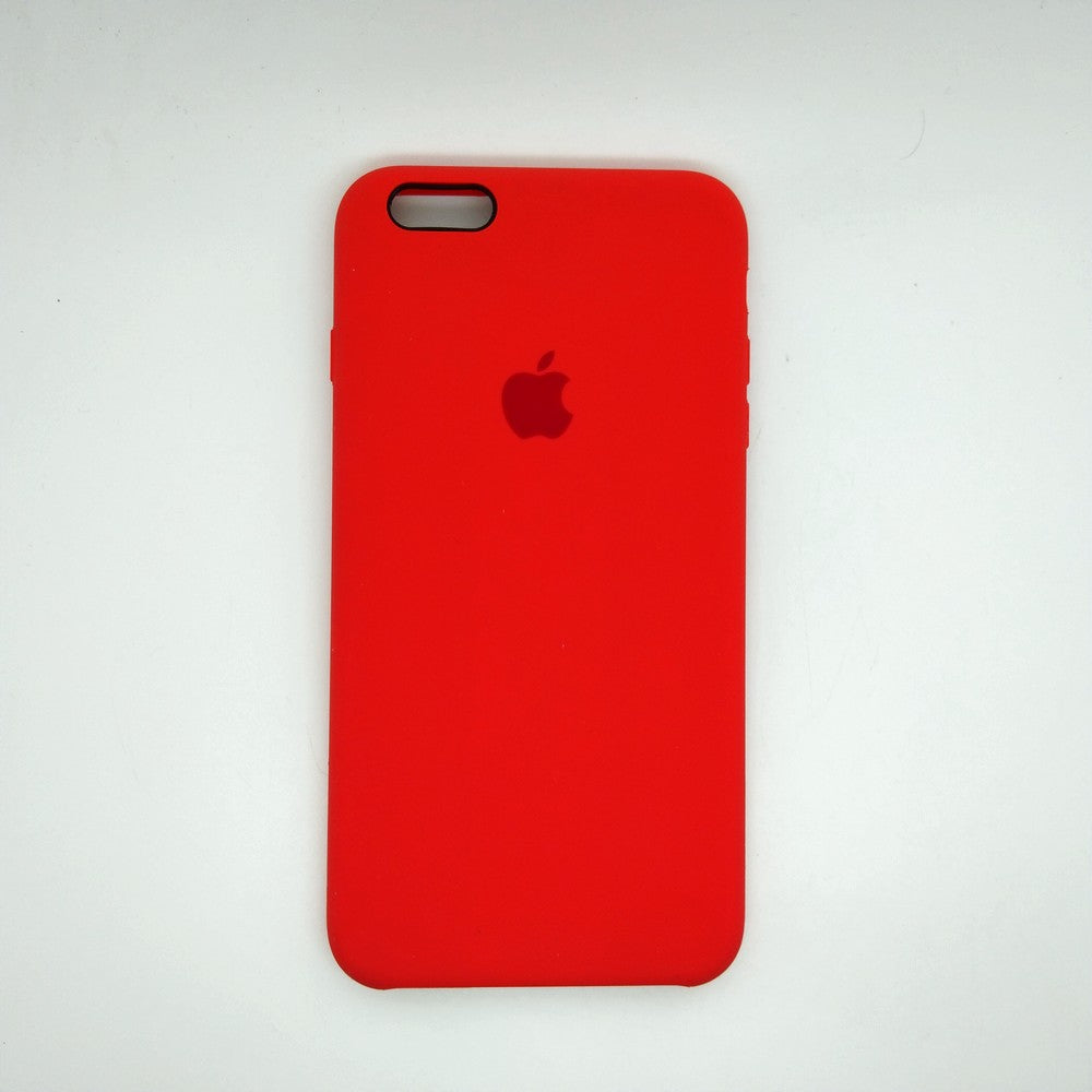 apple silicone case Velvet inner cover Hard back cover for iPhone 6 Plus / 6s Plus