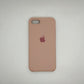 apple silicone case Velvet inner cover Hard back cover for iPhone 7 / 8