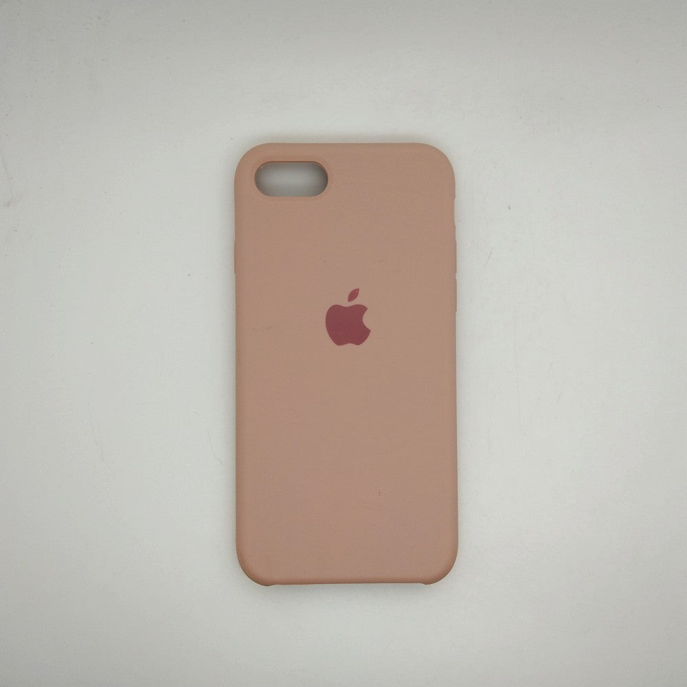 apple silicone case Velvet inner cover Hard back cover for iPhone 7 / 8