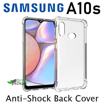 AntiShock Clear Back Cover Soft Silicone TPU Bumper case for Samsung A10s