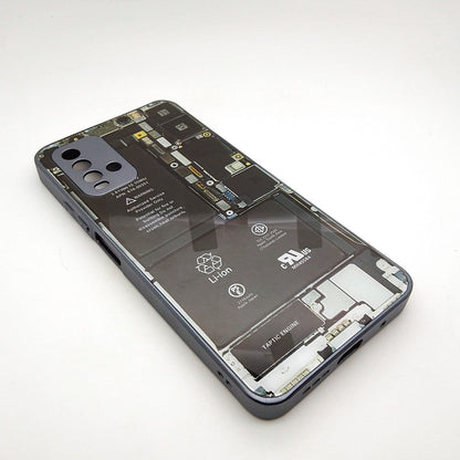 Circuit Board High Quality Hard Cover Full Camera Lens Protective Case for Redmi 9T