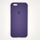 apple silicone case Velvet inner cover Hard back cover for iPhone 6 / 6s