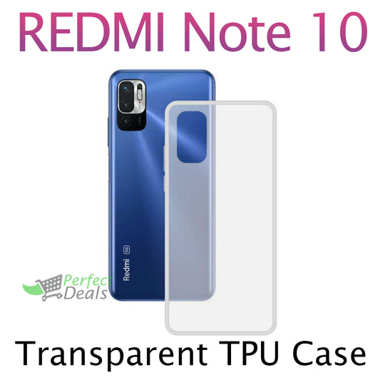 Transparent Clear TPU Case for Redmi Note 10