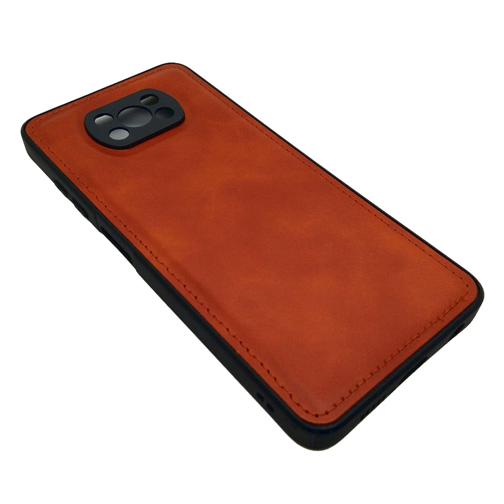 Luxury Leather Case Protection Phone Case Back Cover for Xiaomi POCO X3 NFC