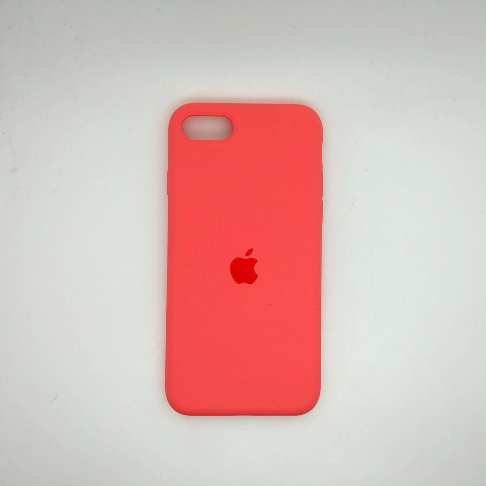 apple silicone case Velvet inner cover Hard back cover for iPhone 7 / 8