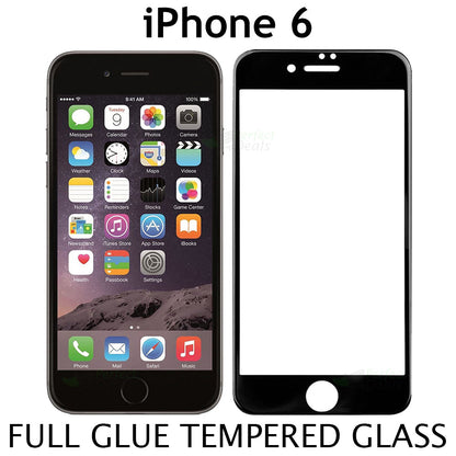 Screen Protector Tempered Glass for apple iPhone 6 / iPhone 6s Black