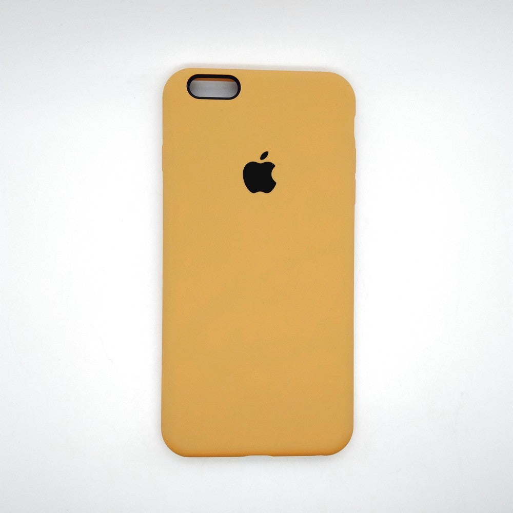 apple silicone case Velvet inner cover Hard back cover for iPhone 6 Plus / 6s Plus