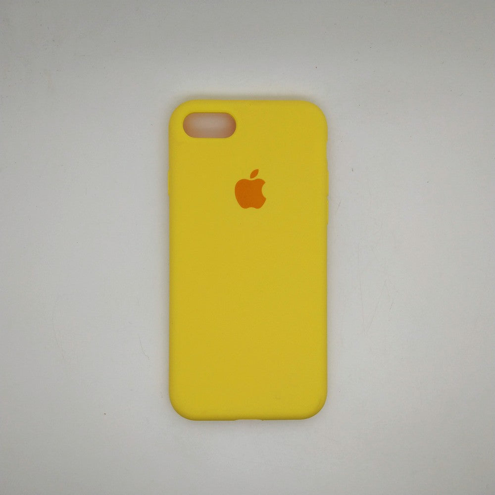 apple silicone case Velvet inner cover Hard back cover for iPhone 7 / 8
