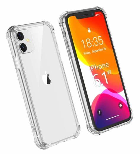 AntiShock Clear Back Cover Soft Silicone TPU Bumper case for apple iPhone 11