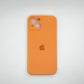 apple silicone case Velvet inner cover Hard back cover for iPhone 13
