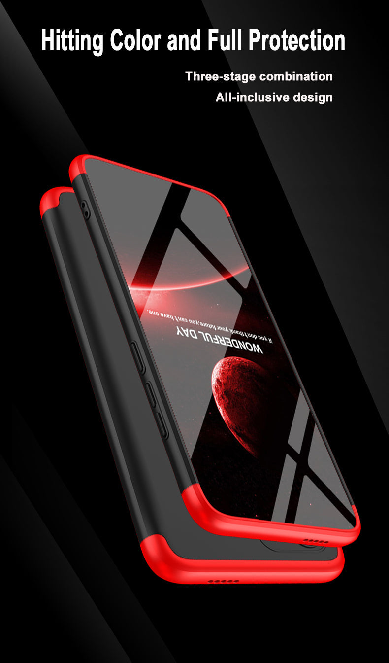 LEEKA Redmi A1 Full 3in1 Cover 360º Shockproof Armour Hard Matte PC Case