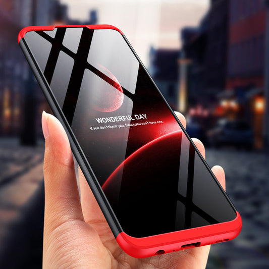 LEEKA Samsung A72 Full 3in1 Cover 360º Shockproof Armour Hard Matte PC Case