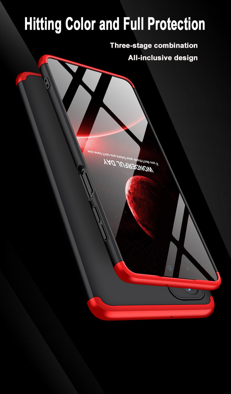 LEEKA Samsung M52 5G Full 3in1 Cover 360º Shockproof Armour Hard Matte PC Case