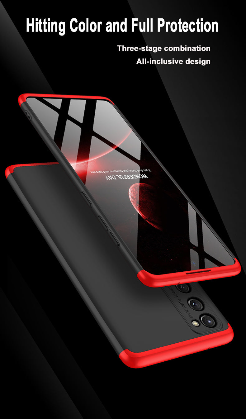 LEEKA Samsung S20 FE Full 3in1 Cover 360º Shockproof Armour Hard Matte PC Case