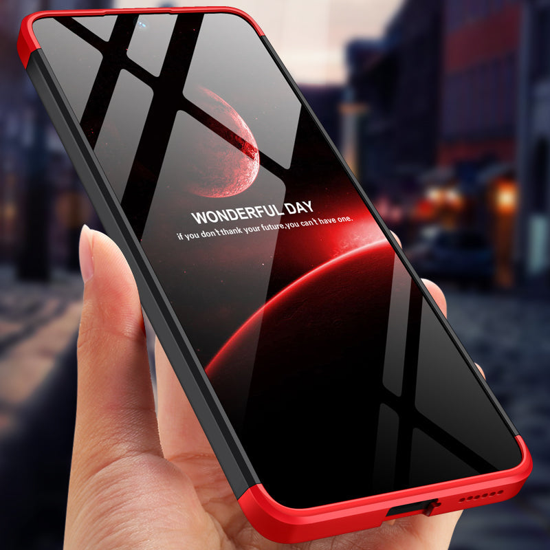 LEEKA Vivo Y16 Full 3in1 Cover 360º Shockproof Armour Hard Matte PC Case
