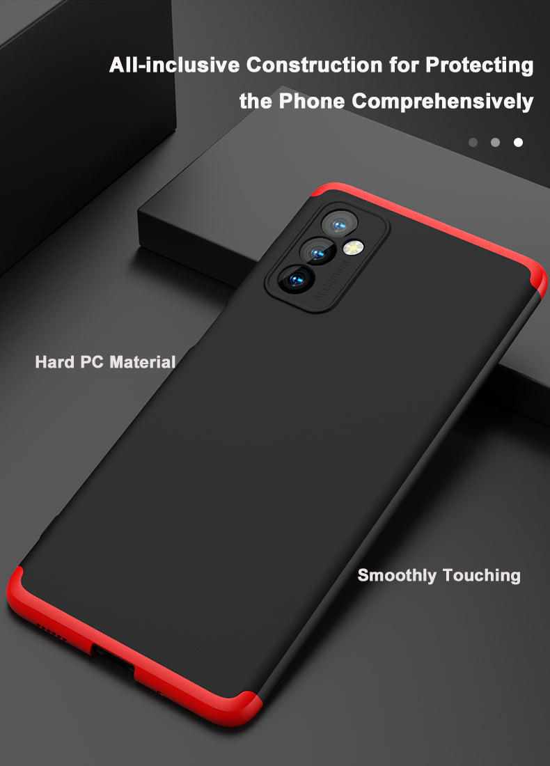 LEEKA Samsung M52 5G Full 3in1 Cover 360º Shockproof Armour Hard Matte PC Case