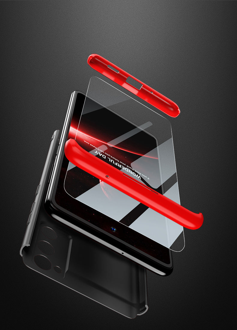 LEEKA Samsung S20 FE Full 3in1 Cover 360º Shockproof Armour Hard Matte PC Case