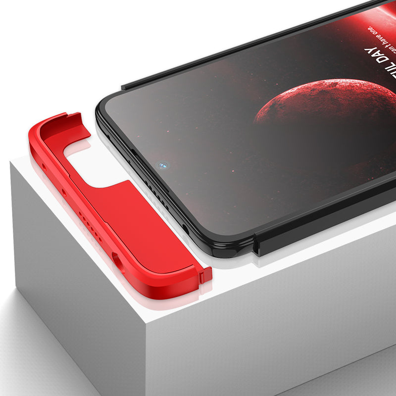 LEEKA Redmi Note 12 Pro Full 3in1 Cover 360º Shockproof Armour Hard Matte PC Case