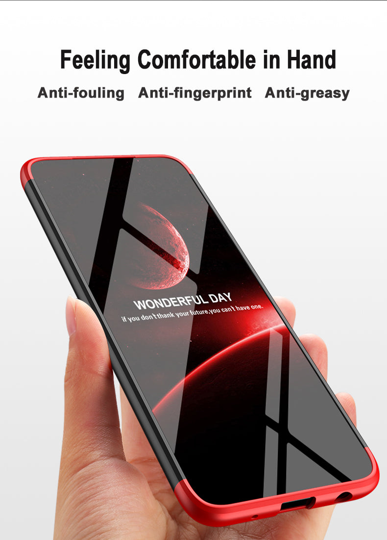LEEKA Redmi A1 Full 3in1 Cover 360º Shockproof Armour Hard Matte PC Case