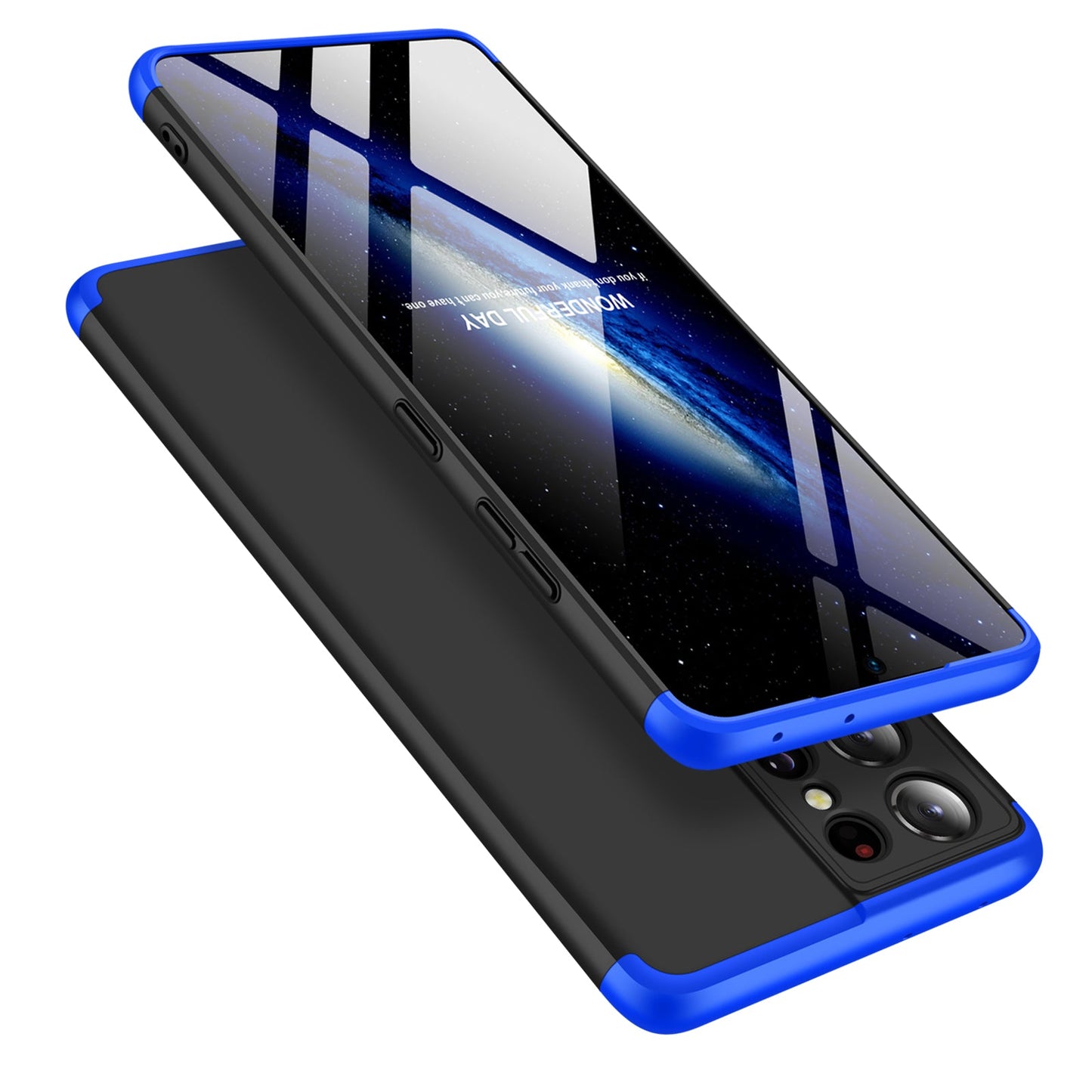 LEEKA Samsung S21 Ultra Full 3in1 Cover 360º Shockproof Armour Hard Matte PC Case