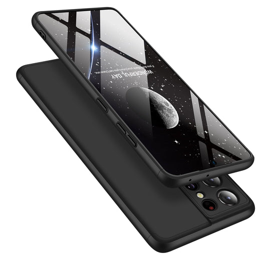 LEEKA Samsung S21 Ultra Full 3in1 Cover 360º Shockproof Armour Hard Matte PC Case