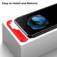 LEEKA Samsung S21 FE Full 3in1 Cover 360º Shockproof Armour Hard Matte PC Case