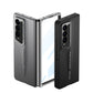 LEEKA Samsung Z Fold 4 case with Super Luxury Sport car fiber Pro case design with free inbuilt Screen Protector