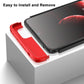 LEEKA Redmi Note 12 Pro Full 3in1 Cover 360º Shockproof Armour Hard Matte PC Case