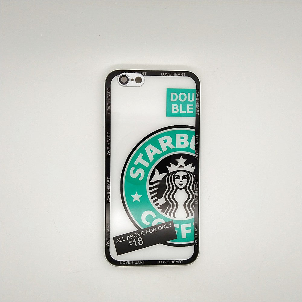 Starbucks Full Camera Lens Protective Hard Shel PC Case For apple iPhone 6 / 6s
