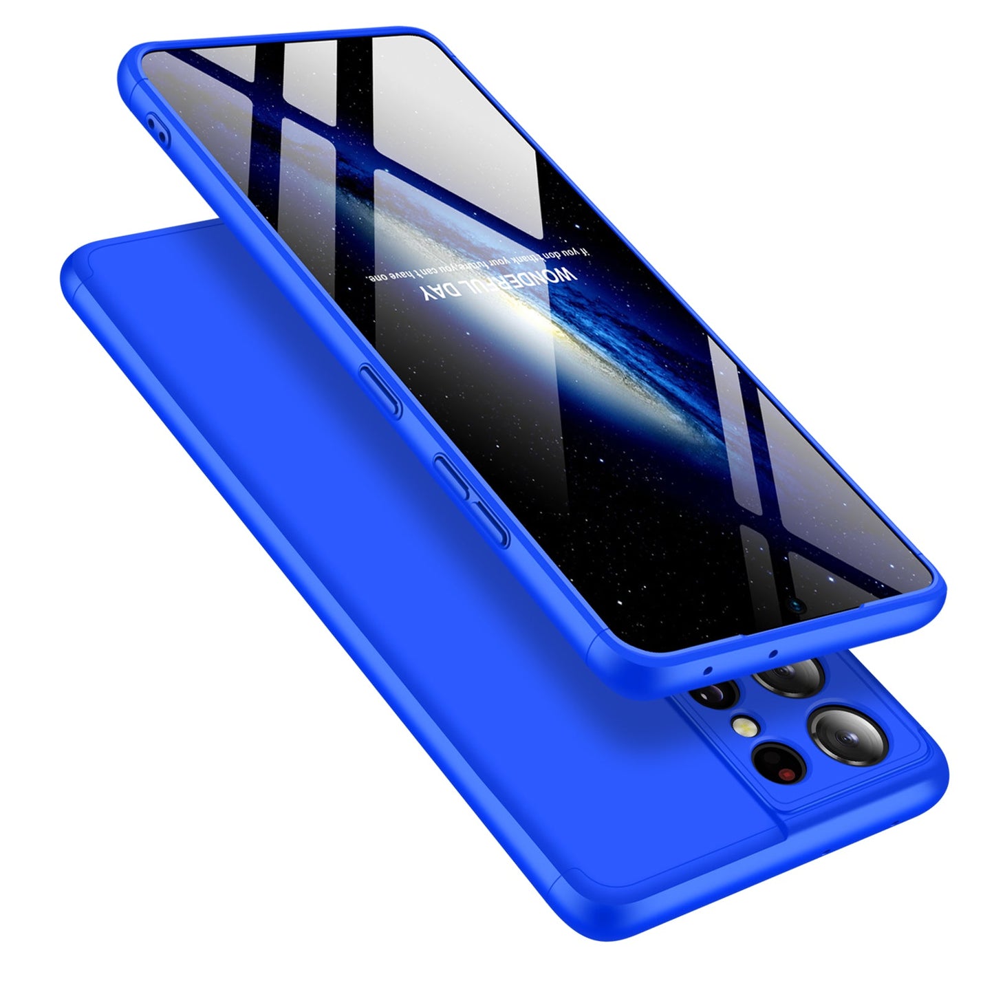 LEEKA Samsung S21 Ultra Full 3in1 Cover 360º Shockproof Armour Hard Matte PC Case