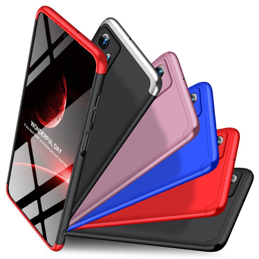 LEEKA Samsung A13 Full 3in1 Cover 360º Shockproof Armour Hard Matte PC Case