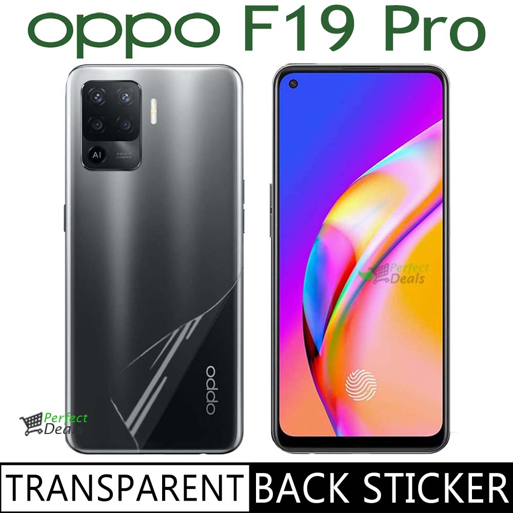 Clear Skin Back Sticker for OPPO F19 Pro