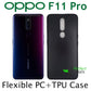 Black Custom Decal Print Slim Case for OPPO F11 Pro