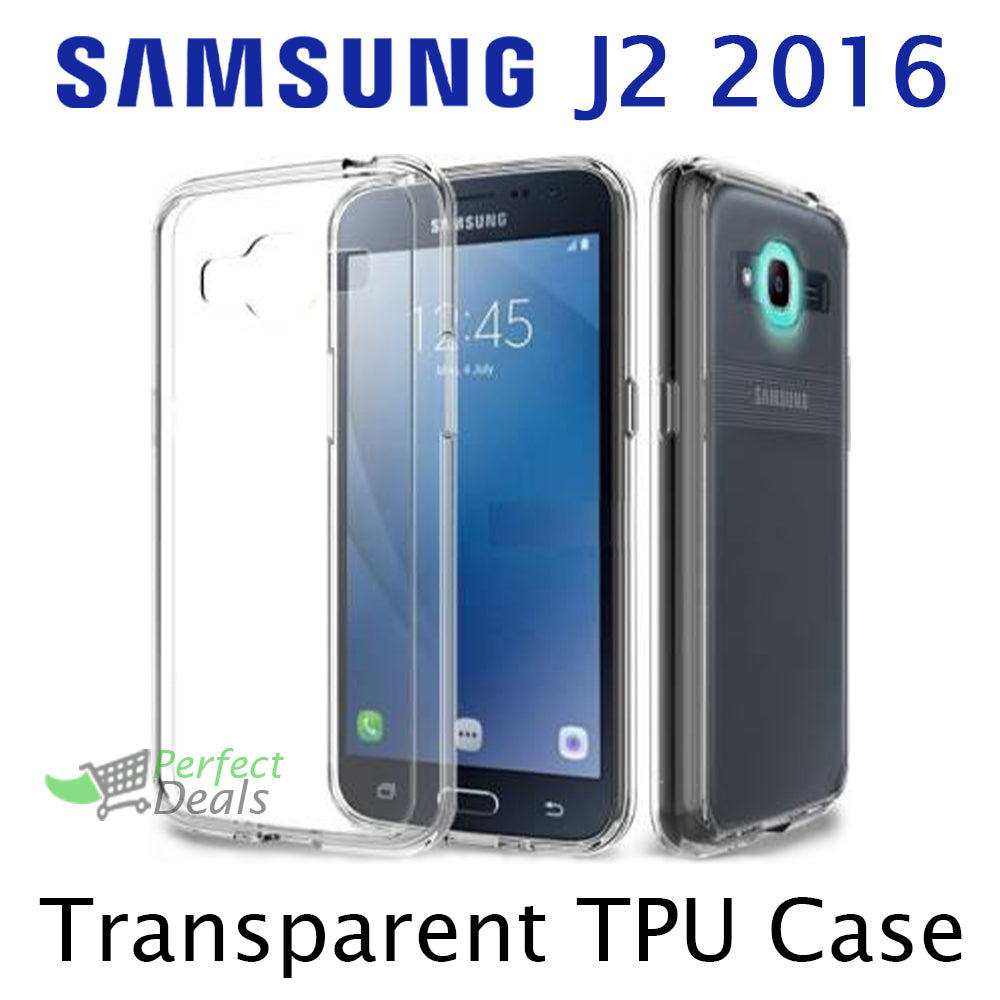 Transparent Clear TPU Case for Samsung J2 2016