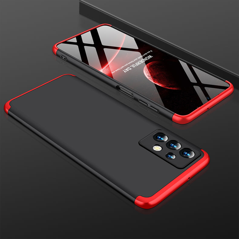 LEEKA Samsung A13 Full 3in1 Cover 360º Shockproof Armour Hard Matte PC Case