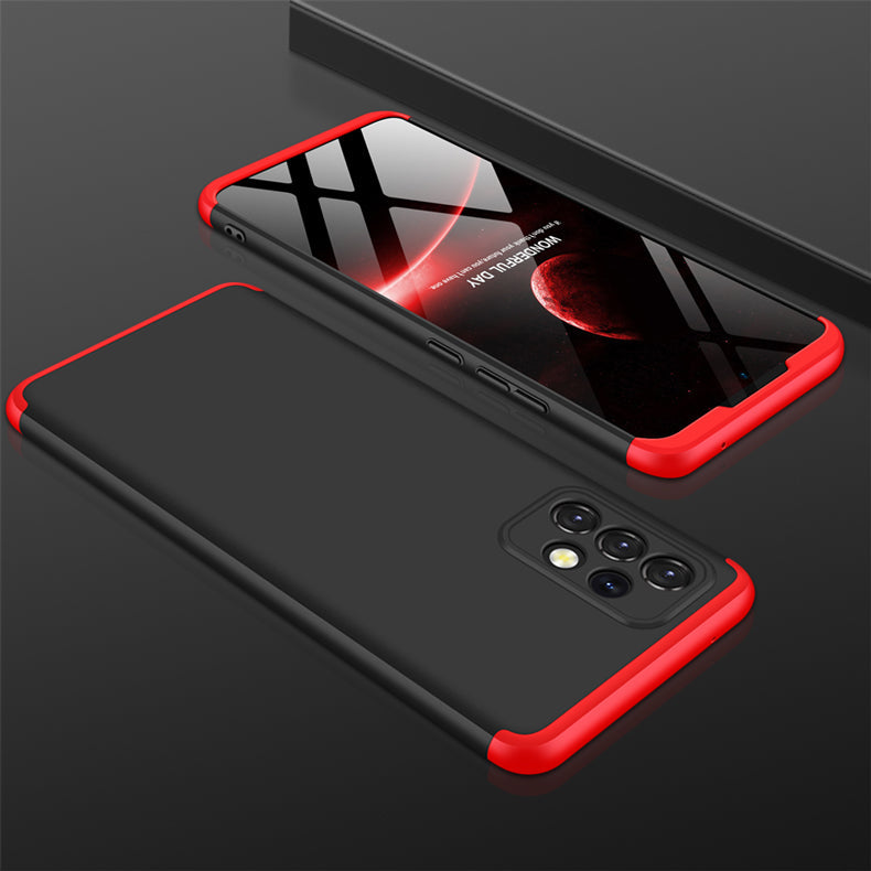 LEEKA Samsung A52 Full 3in1 Cover 360º Shockproof Armour Hard Matte PC Case