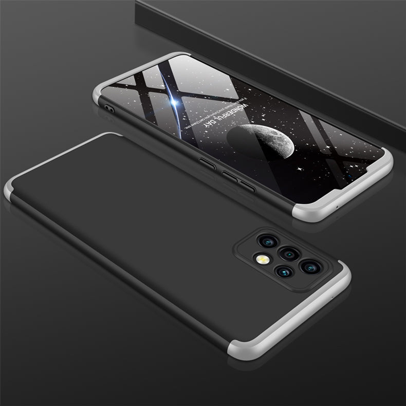 LEEKA Samsung A72 Full 3in1 Cover 360º Shockproof Armour Hard Matte PC Case