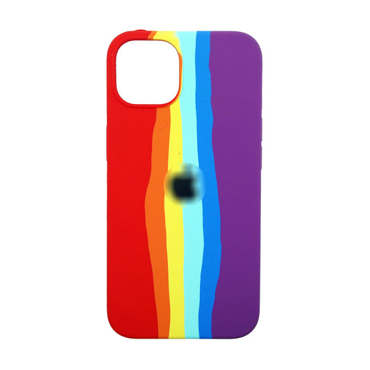 Latest Rainbow Silicone case for apple iPhone 13