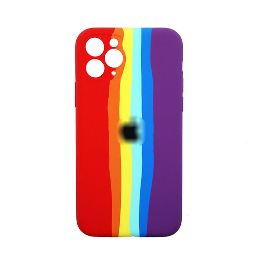 Latest Rainbow Silicone case for apple iPhone 12 Pro Max