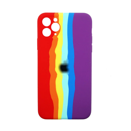 Latest Rainbow Silicone case for apple iPhone 11 Pro Max