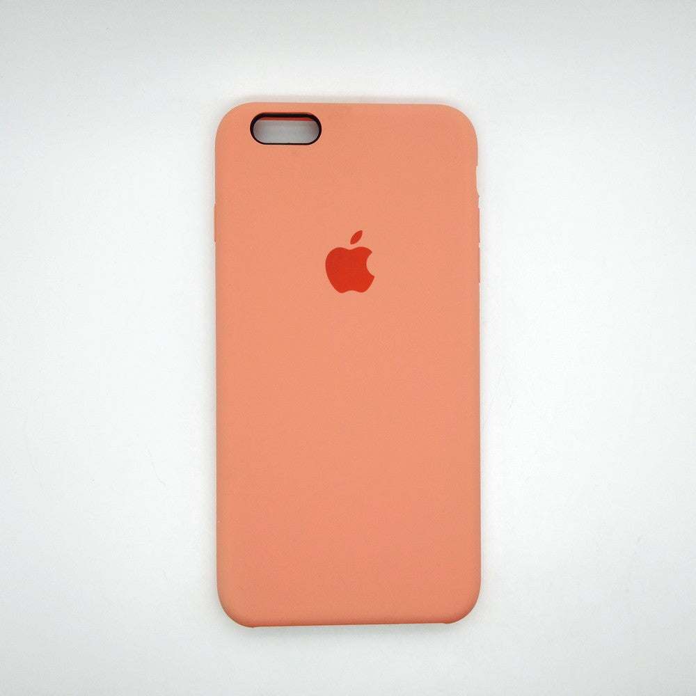apple silicone case Velvet inner cover Hard back cover for iPhone 6 Plus / 6s Plus