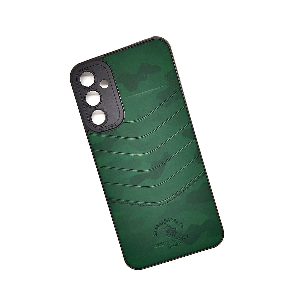 Samsung A34 5G POLO clothe texture case velvet Back Cover Green