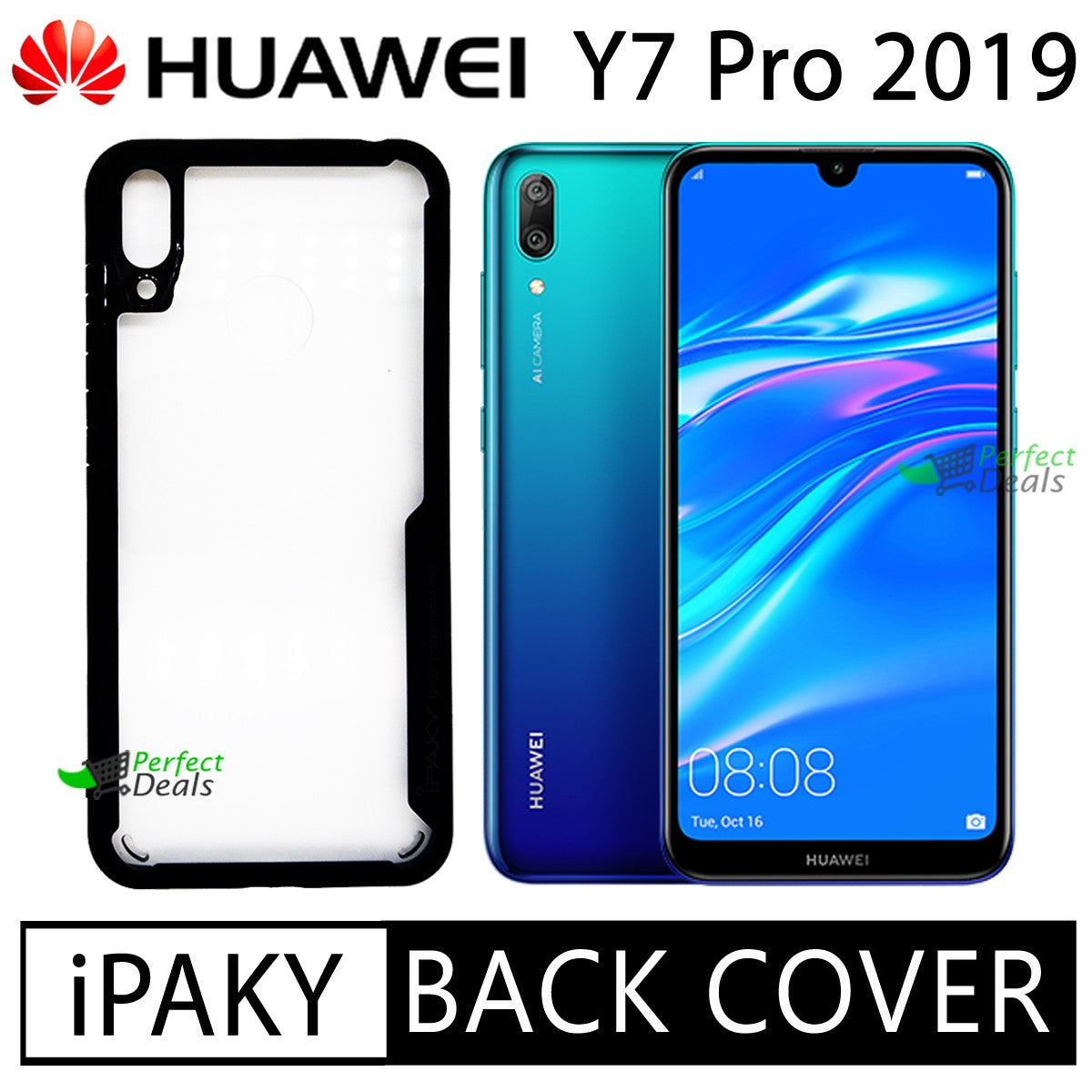 iPaky Shock Proof Back Cover for Samsung S8 Plus