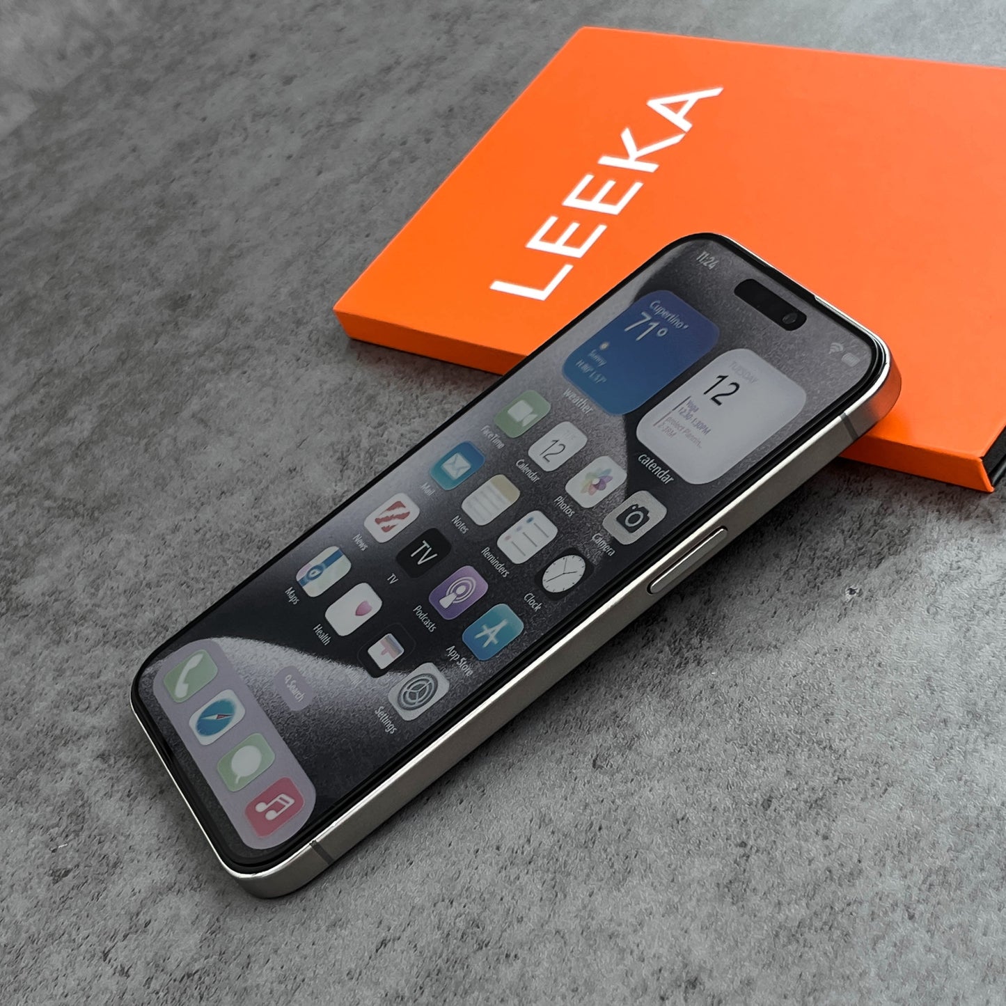 LEEKA Apple iPhone 13 Pro Supreme Quality Anti-Spy Privacy Glass Screen Protector