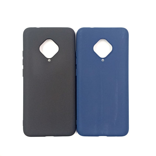 Vivo S1 Pro bundle pack of 2 Silicone case slim back covers