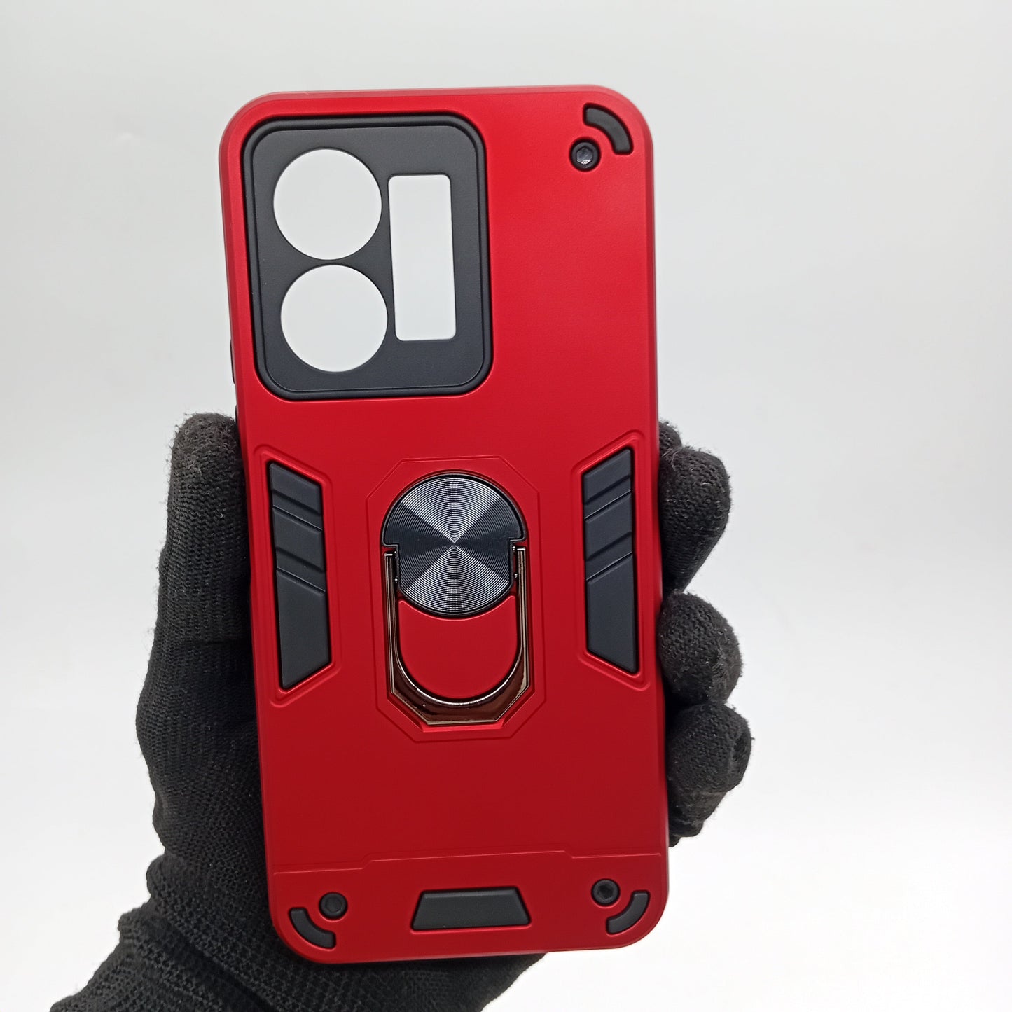 Vivo Y35 Hard PC Case with ring holder Shockproof Slim back Cover